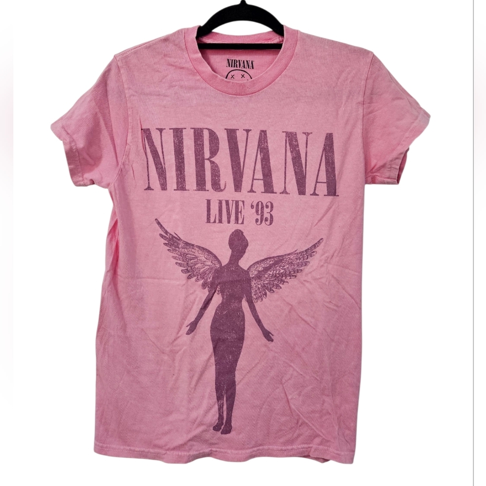 NIRVANA Pink 'Live '93' in utero size small